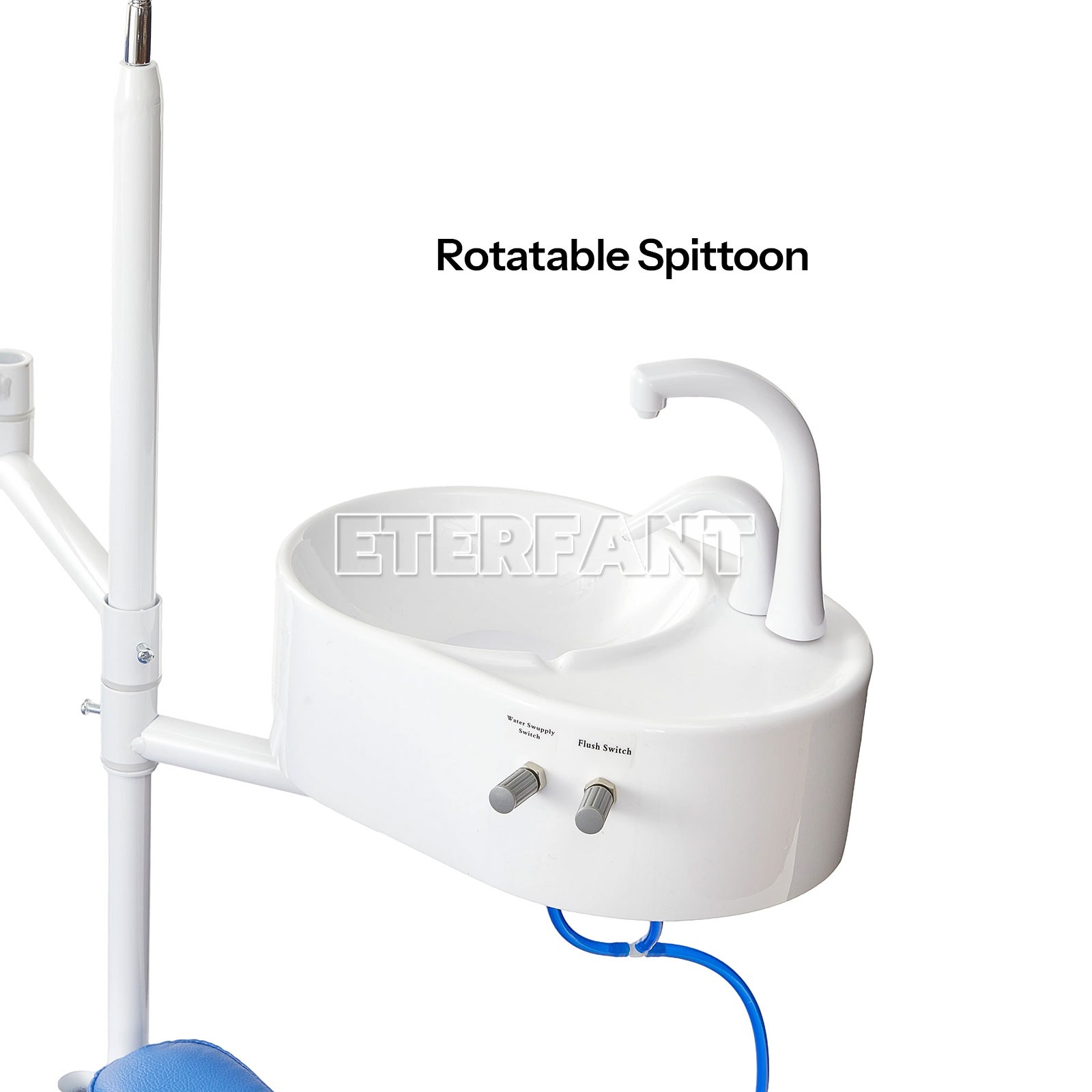 Portable Dental Unit System w/Air Compressor/Adjustable Folding Chair LED Light