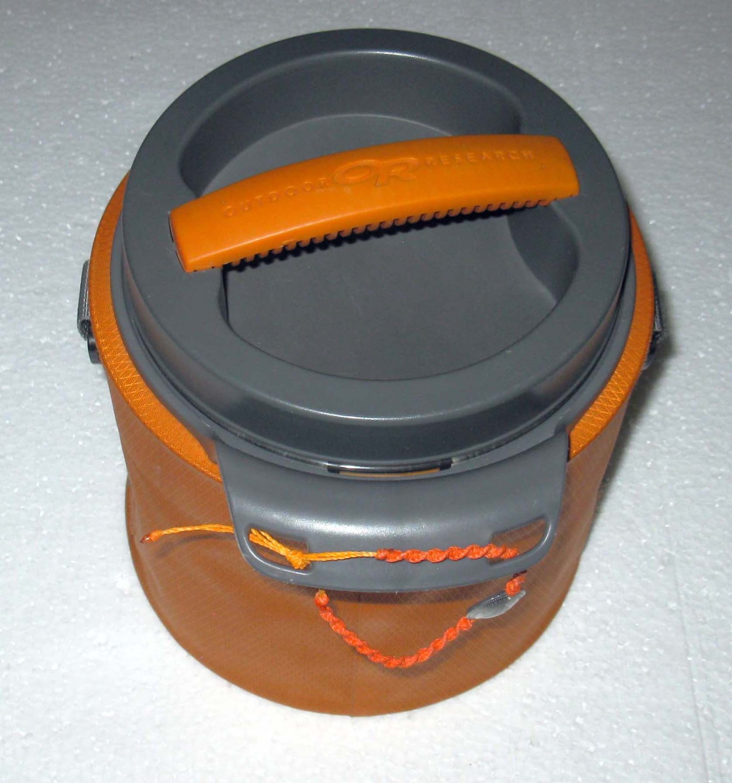 Outdoor Research Water-resistant Orange Container Capsule Rafting Camping 8x7"