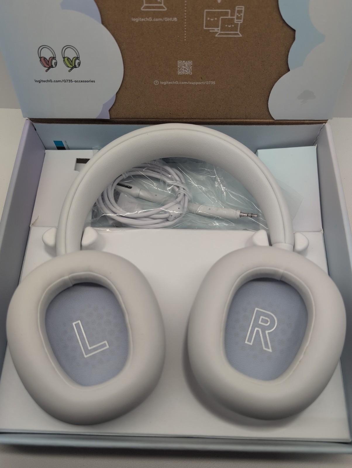 Logitech G735 Wireless Bluetooth Headset Tested Works Headphones ONLY No Dongle