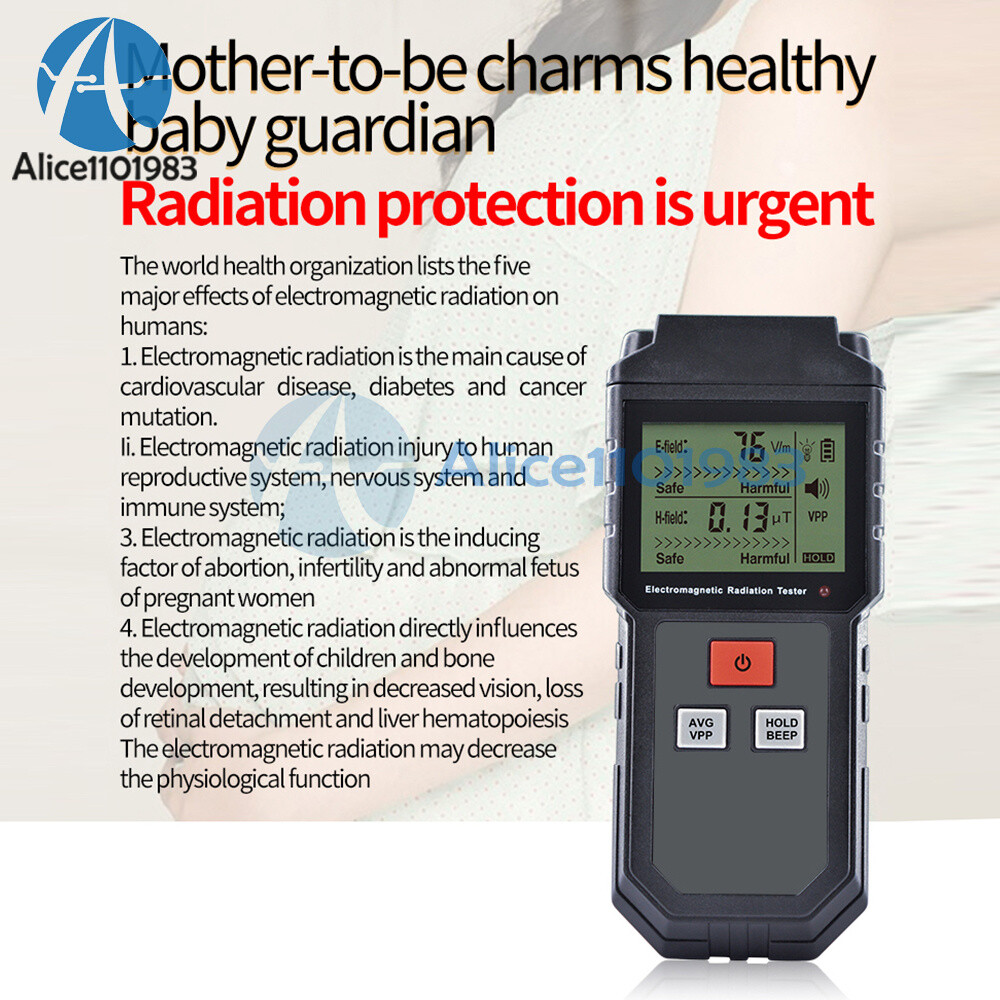 ET825 Electromagnetic Field Radiation Detector Tester Emf Meter Dosimeter Meter
