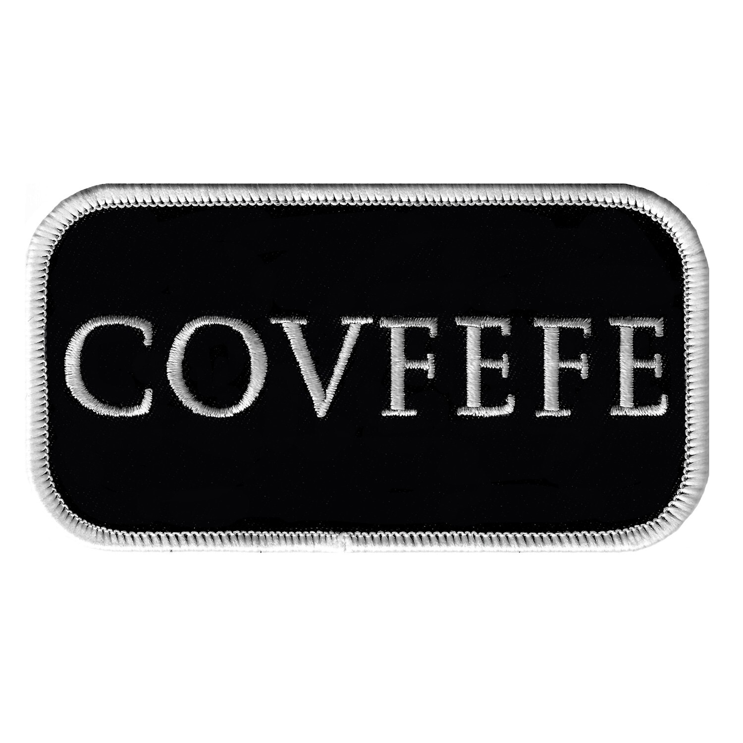 COVFEFE DONALD TRUMP TWEET IRON-ON PATCH embroidered PRESIDENT ELECTION MAGA new