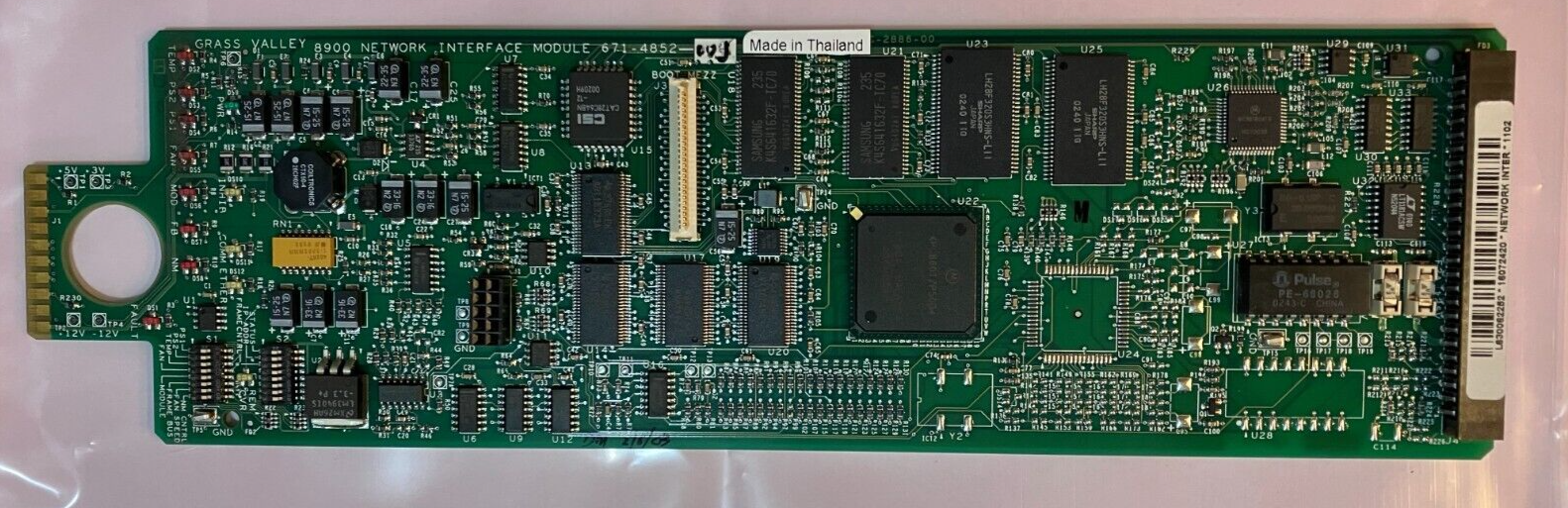 Grass Valley Gecko 8900 Network Interface Module Board 671-4852