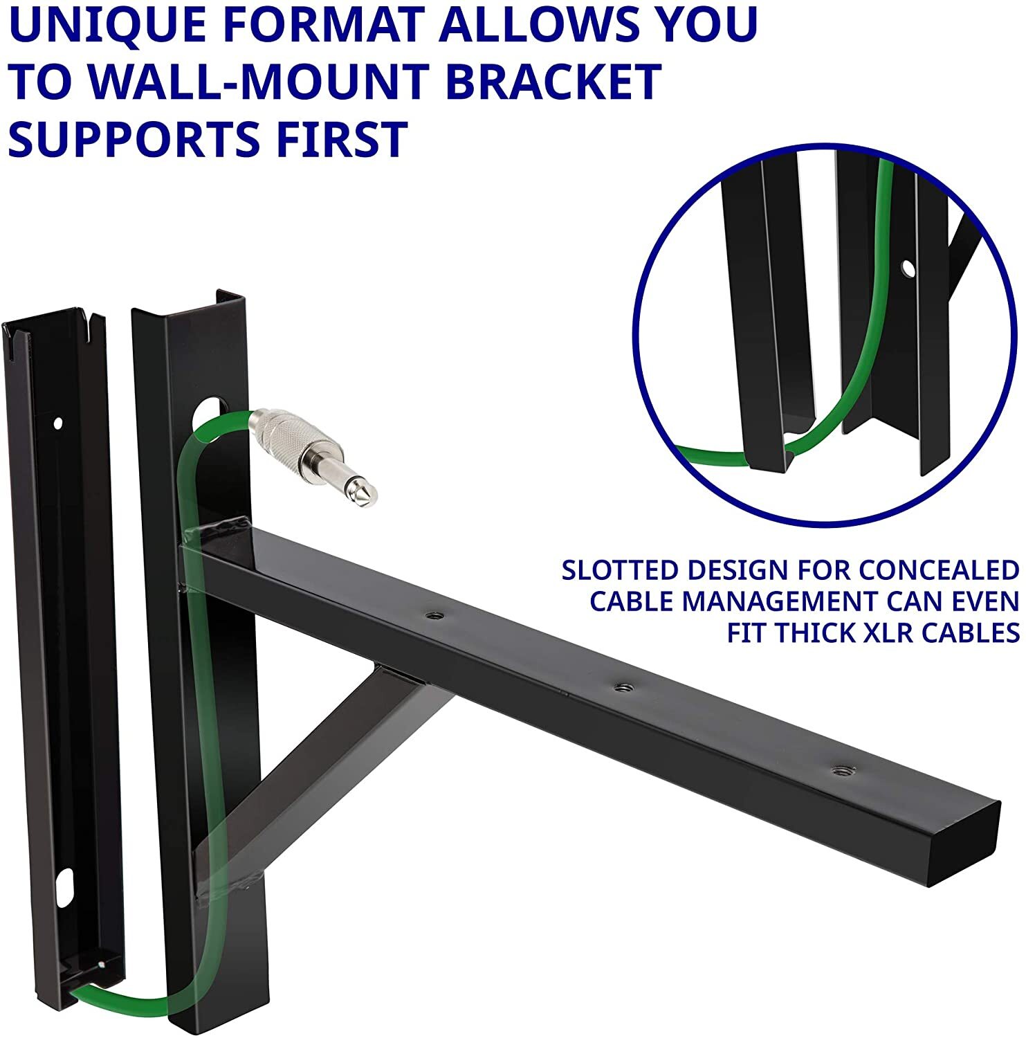 LyxPro 15” Wall-Mount Speaker Brackets for Professional Audio PA Speaker