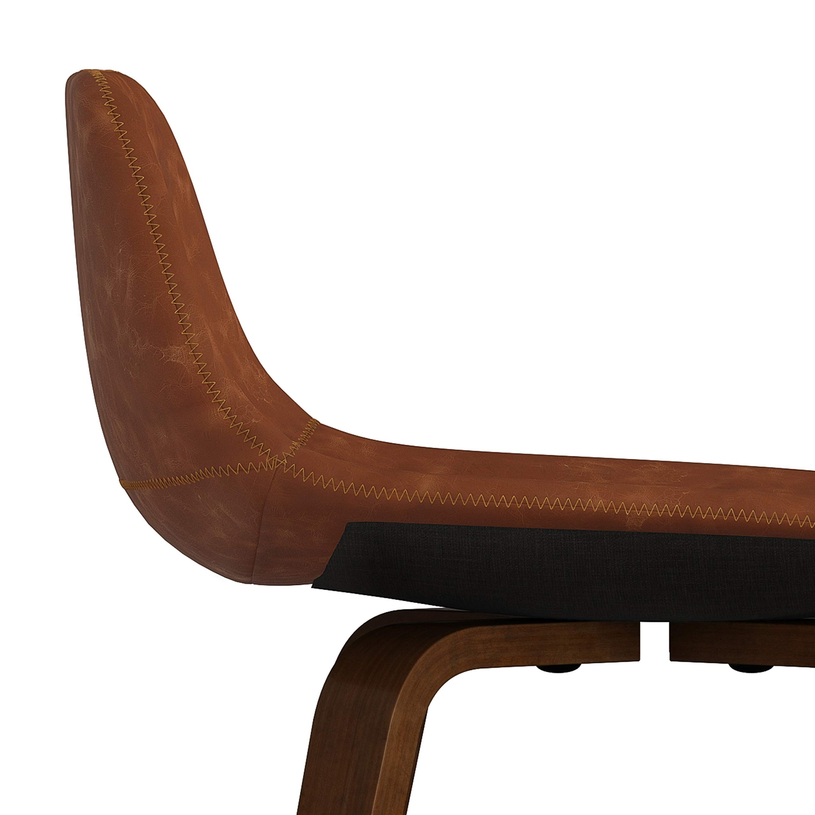 SIMPLIHOME Randolph 26 Inch Mid Century Modern Bentwood Counter Height Stool