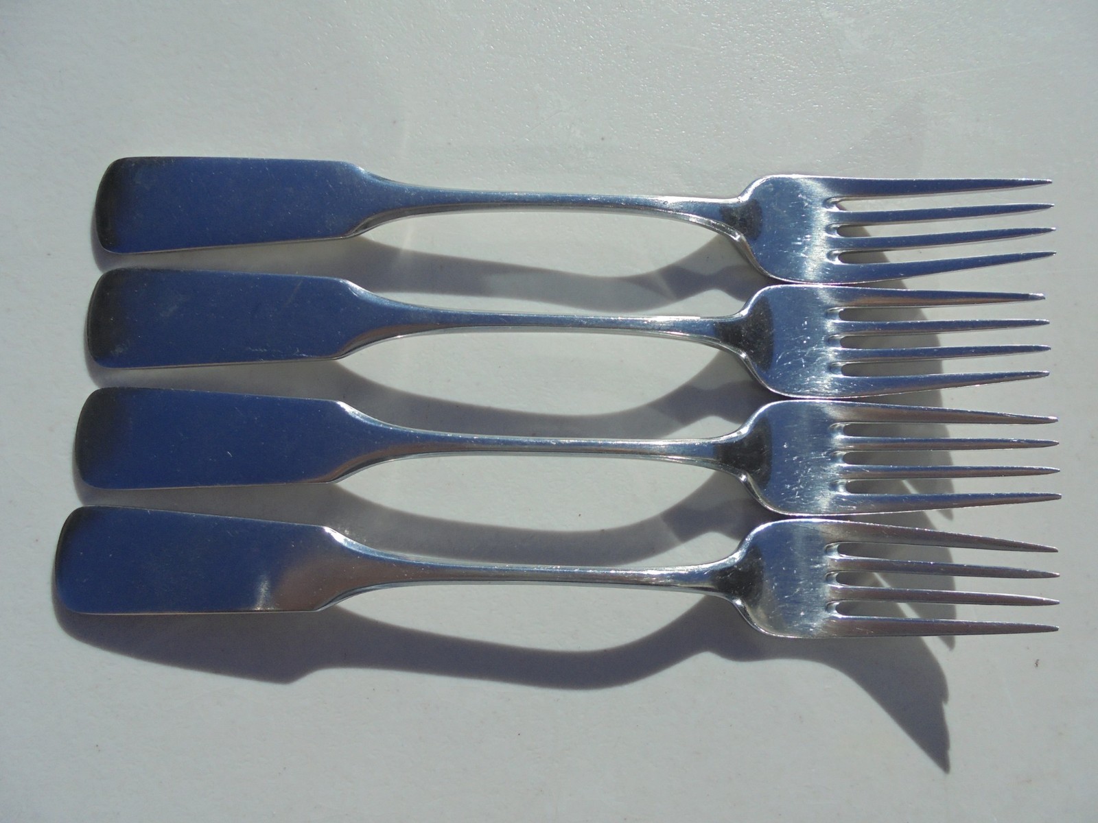 4 WMF Cromargan Pilgrim Stainless Dinner Forks