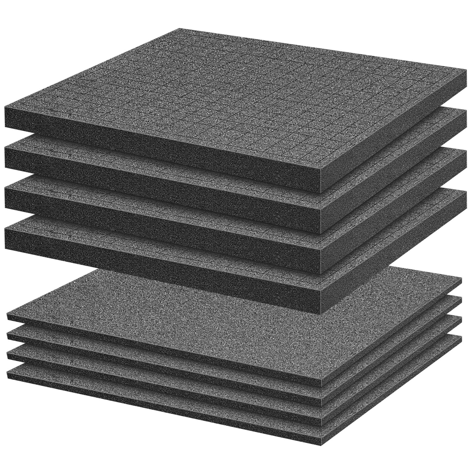 8-Piece Pick & Pluck Foam Insert - 2 Sizes - Pre-Cut 2 Size- Length 12in