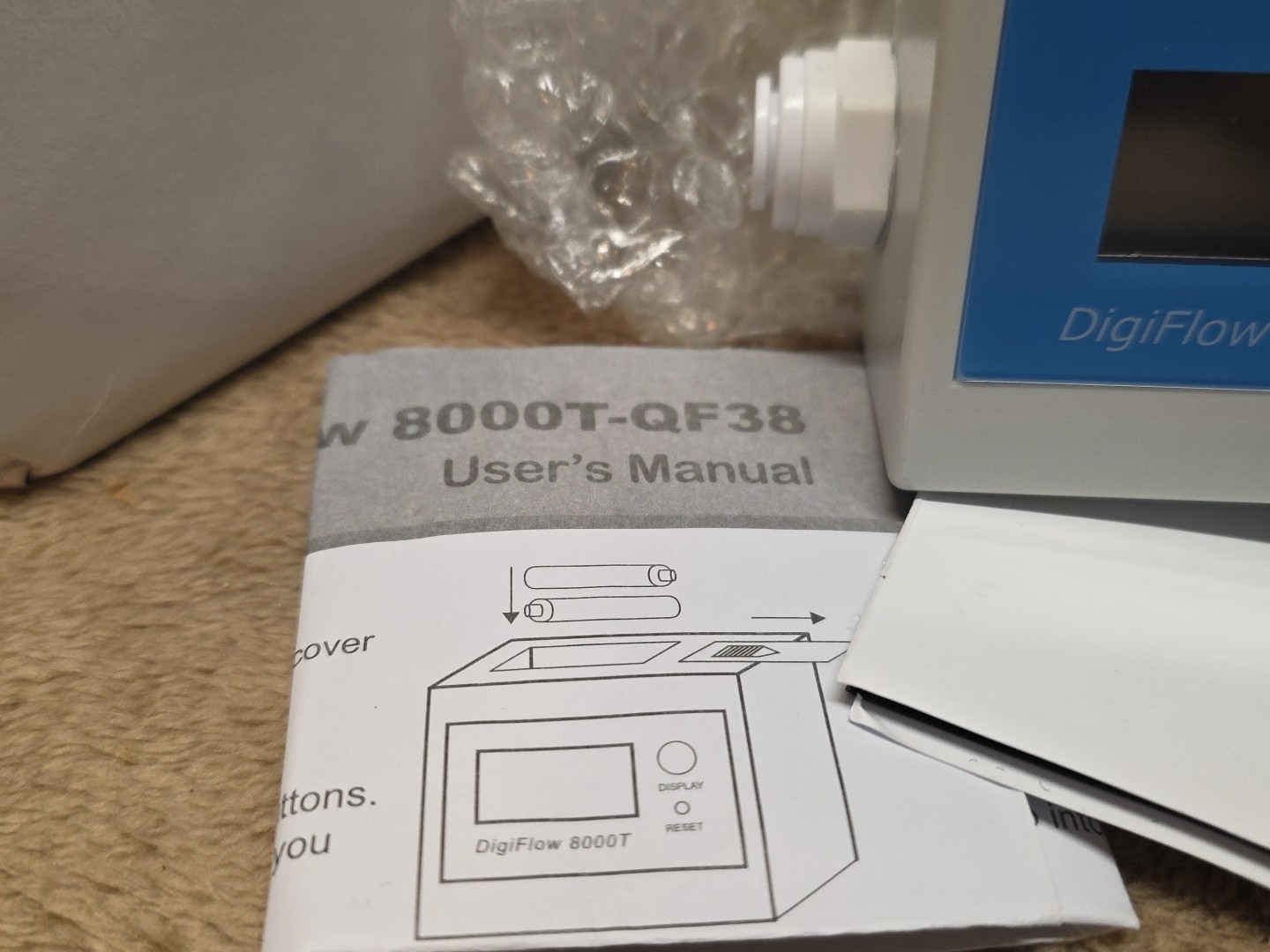 Savant DigiFlow 8000T Flow Meter with 3/8" Quick Fitting