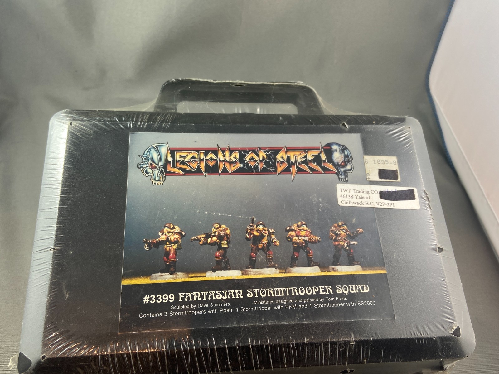 LEGIONS OF STEEL Fantasian Stormtrooper x6 RAFM Miniatures METAL PLASTIC CASE