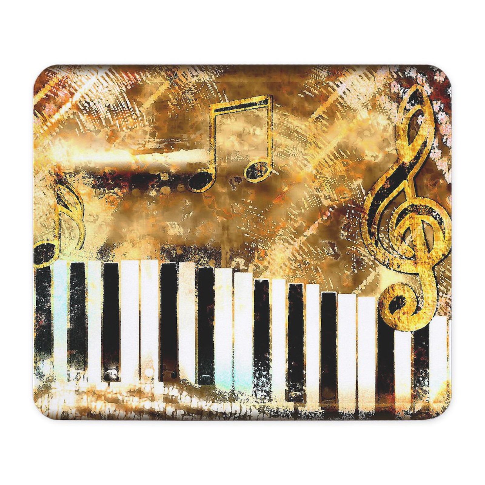 CafePress Musical Grunge Non-slip Rubber Mousepad, Gaming Mouse Pad (1162345580)