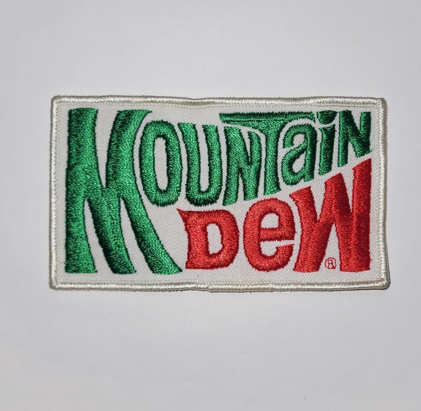 Vintage Mountain Dew Embroidered Patch