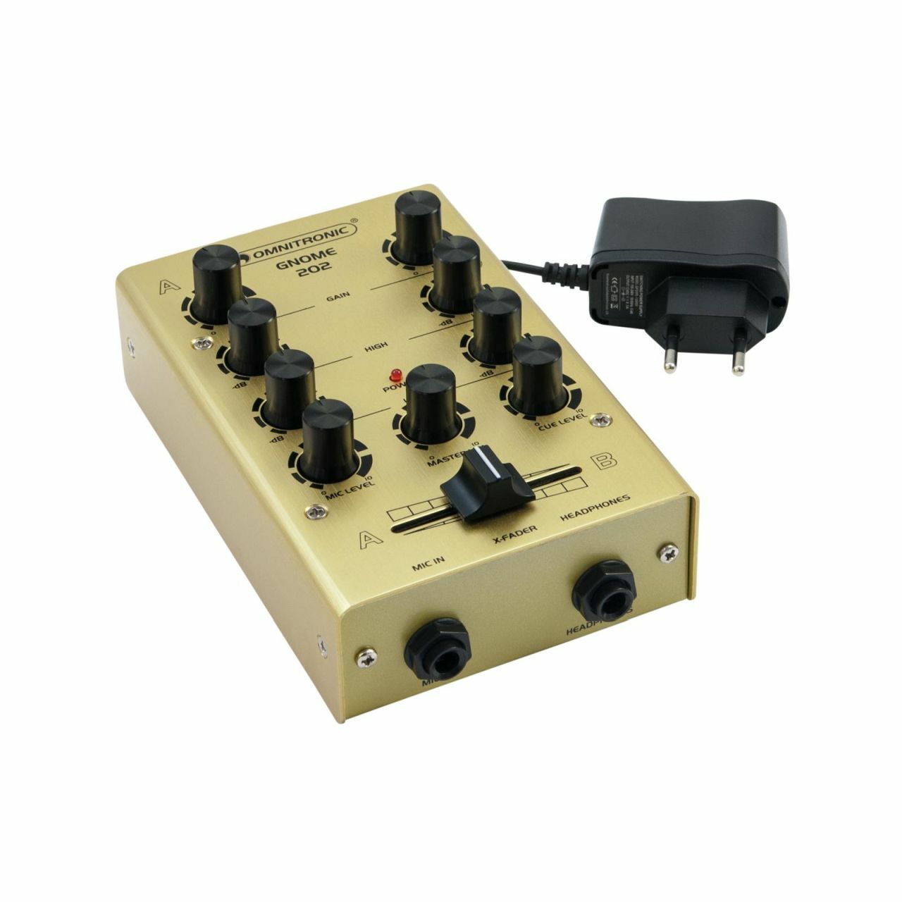 Omnitronic Gnome-202 Mini-Mixer Gold
