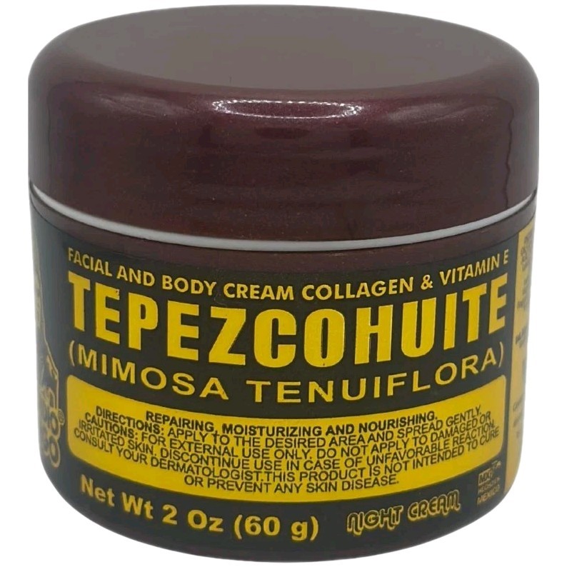 TEPEZ Faical Night Cream Del Indio Papago 60Gr Small - Hydrates the Skin