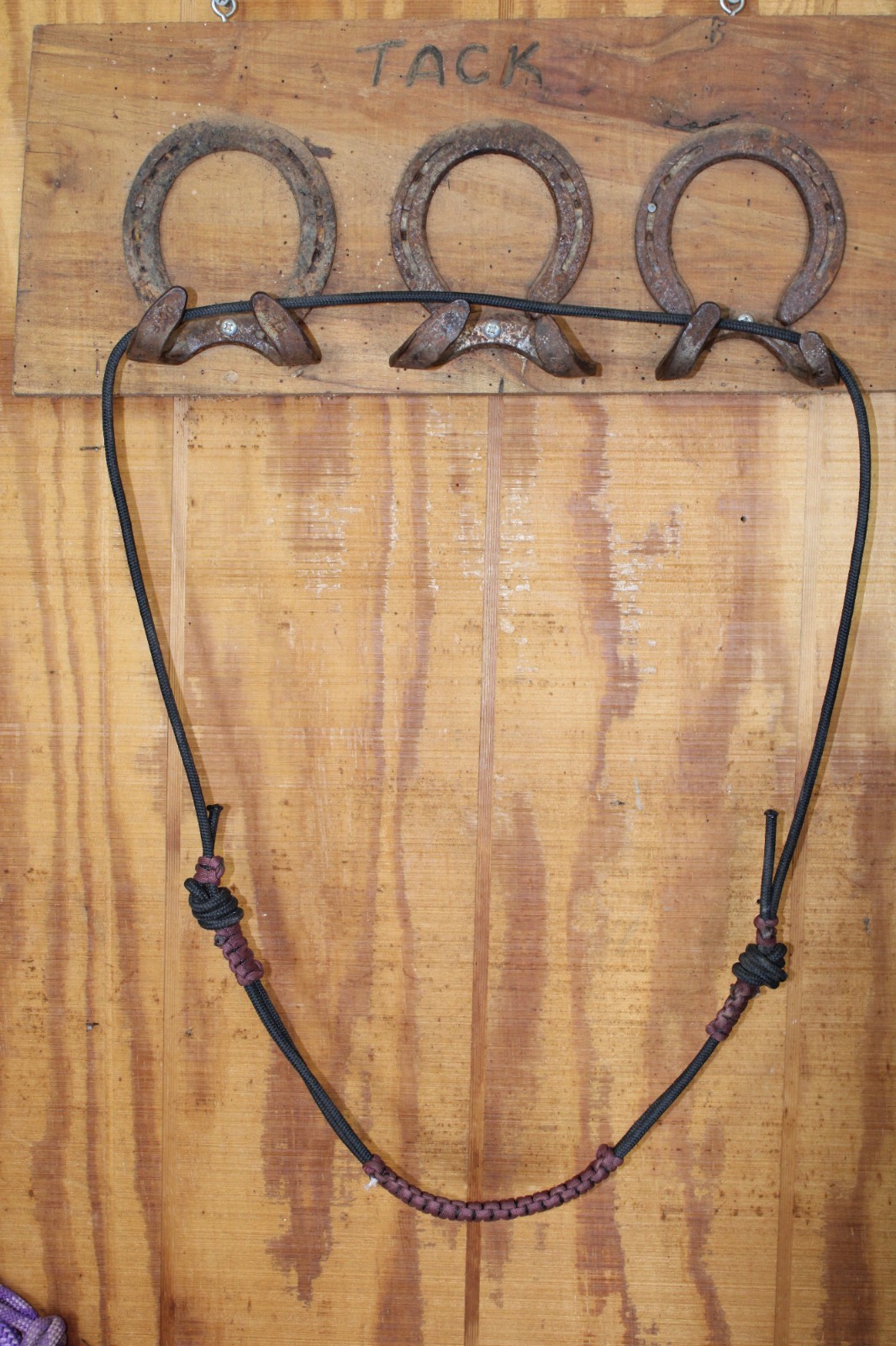 Maroon Paracode Horse Neck Rope