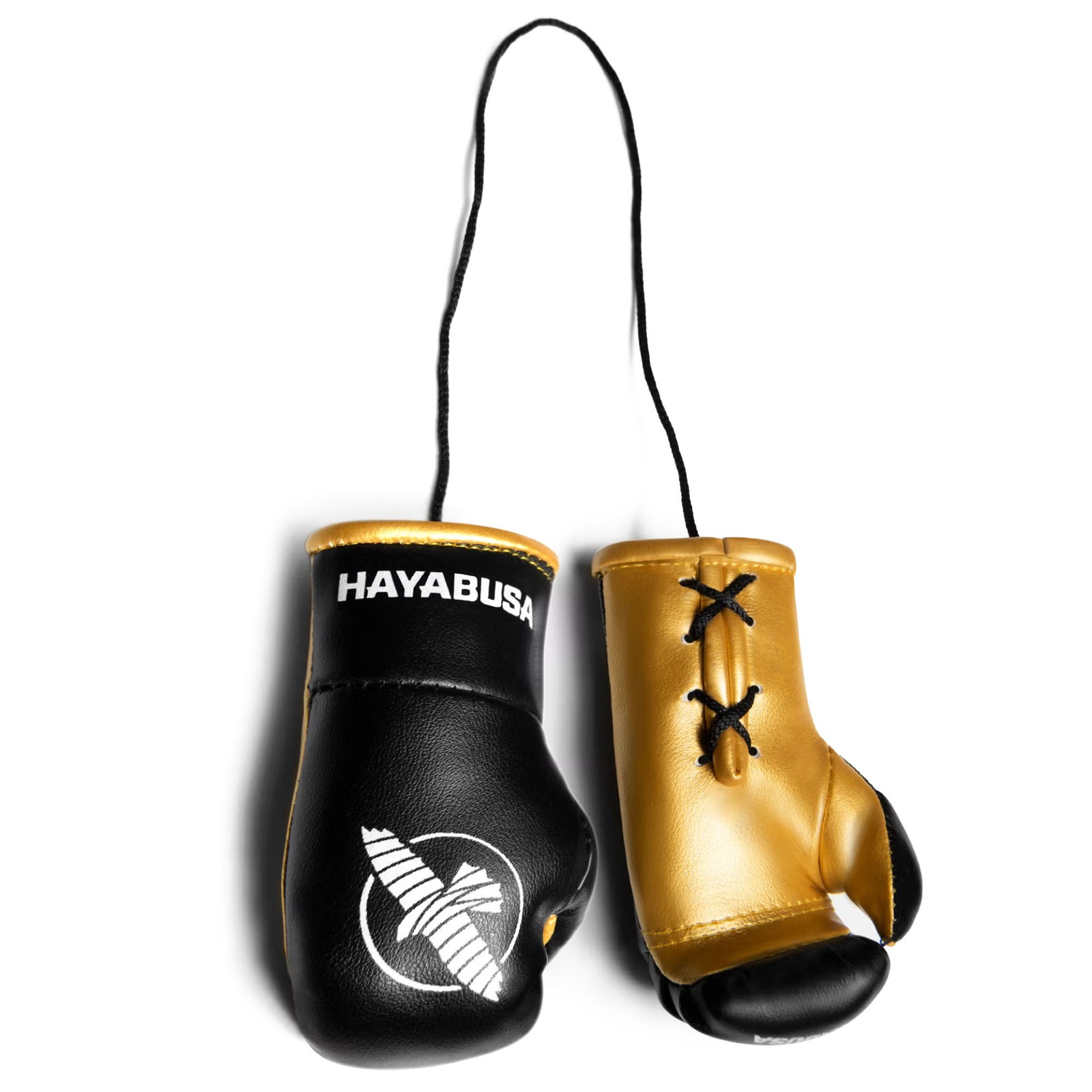 Hayabusa Mini Boxing Gloves, One Size, Black/Gold