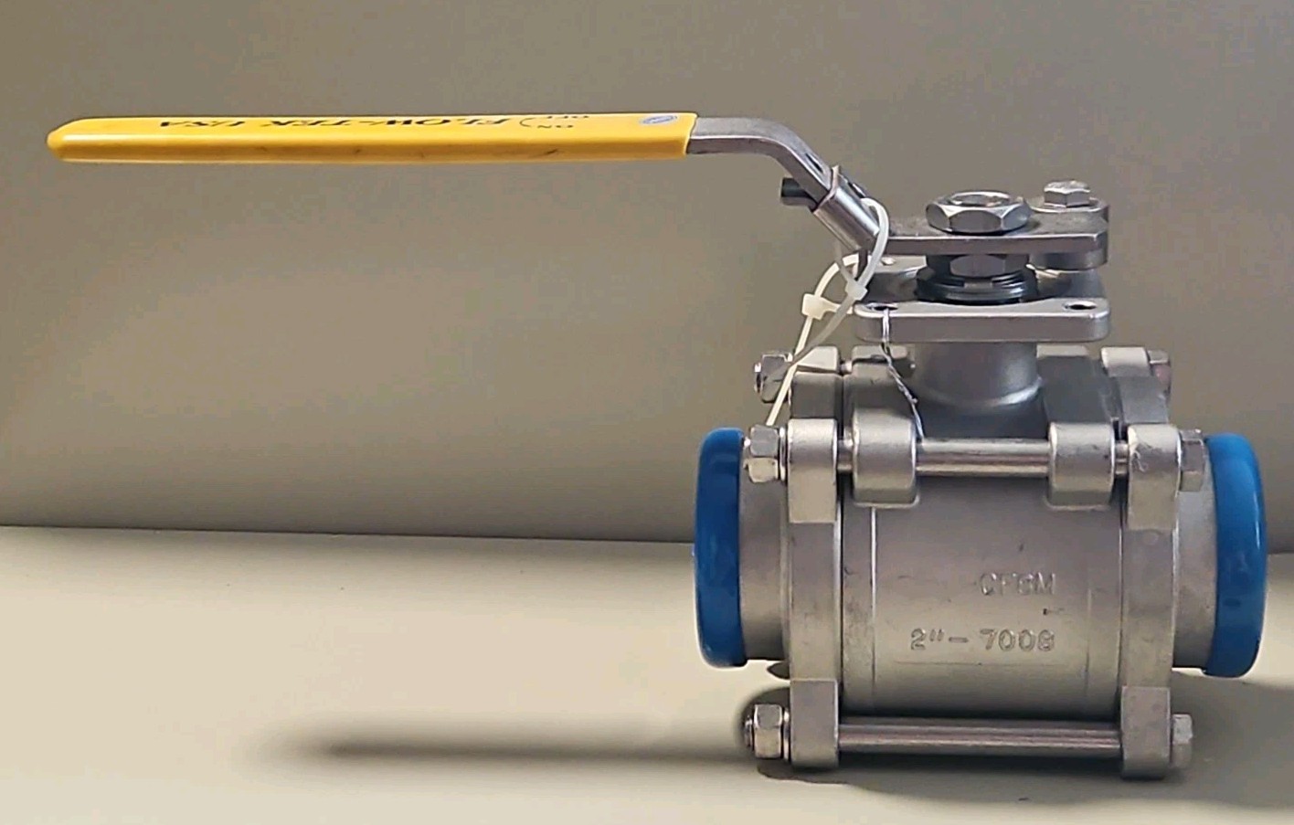 FlowTek 2-7008 2" Ball Valve 316SS Stem CF8M Body RPTFE 4000WOG *FAST FREE SHIP*