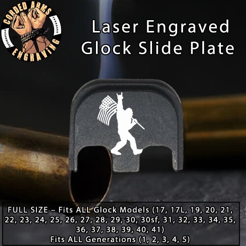 Rock on BigFoot - Glock Rear Slide Plate Back Plate for Full Sized Glocks Gen1-5