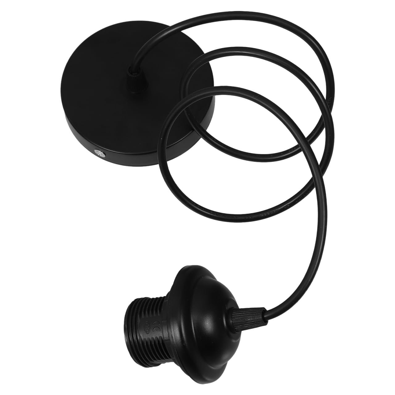 Pendant Light Cord Kit E27 Lamp 3.3 Foot 100.00X9.70X9.70CM, Black