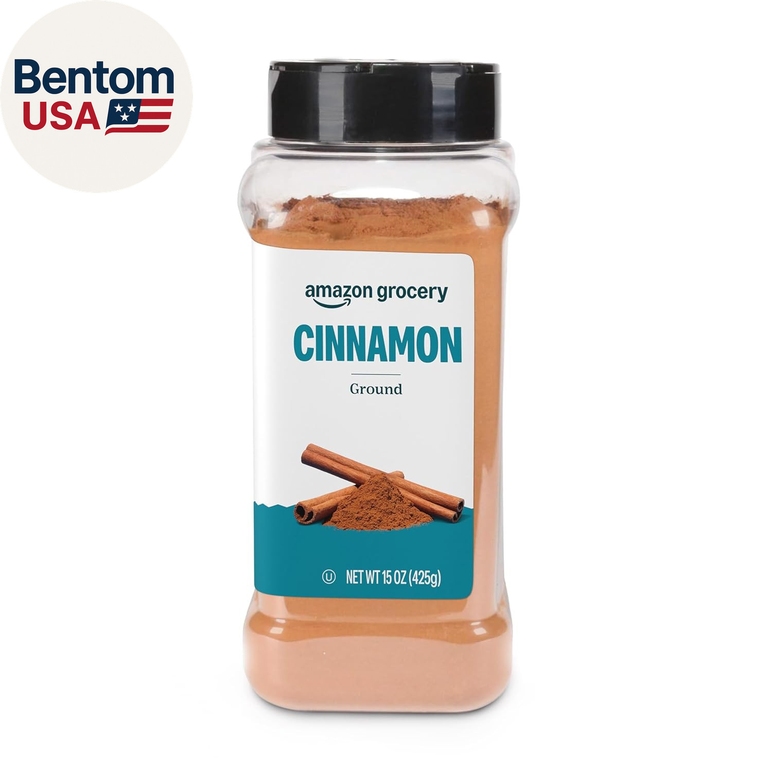 , Ground Cinnamon, 15 Oz (Previously Happy Belly, Packaging May Vary)