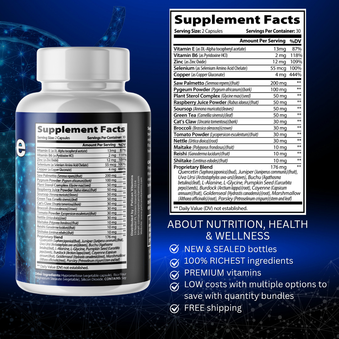 Prostate Max- Prostate Support- 4 Bottles- 240 Capsules
