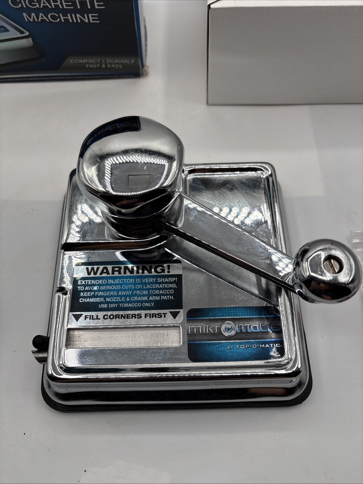 MikrOmatic TOP-O-Matic Regular Kings Cigarette Maker Making Injector Machine
