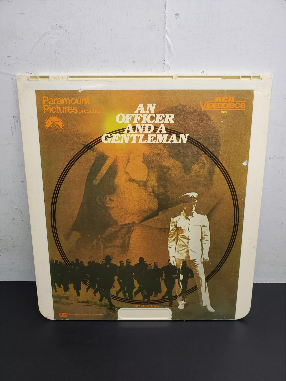 Vtg RCA Video Discs Capacitance Electronic System An Officer & A Gentleman Set