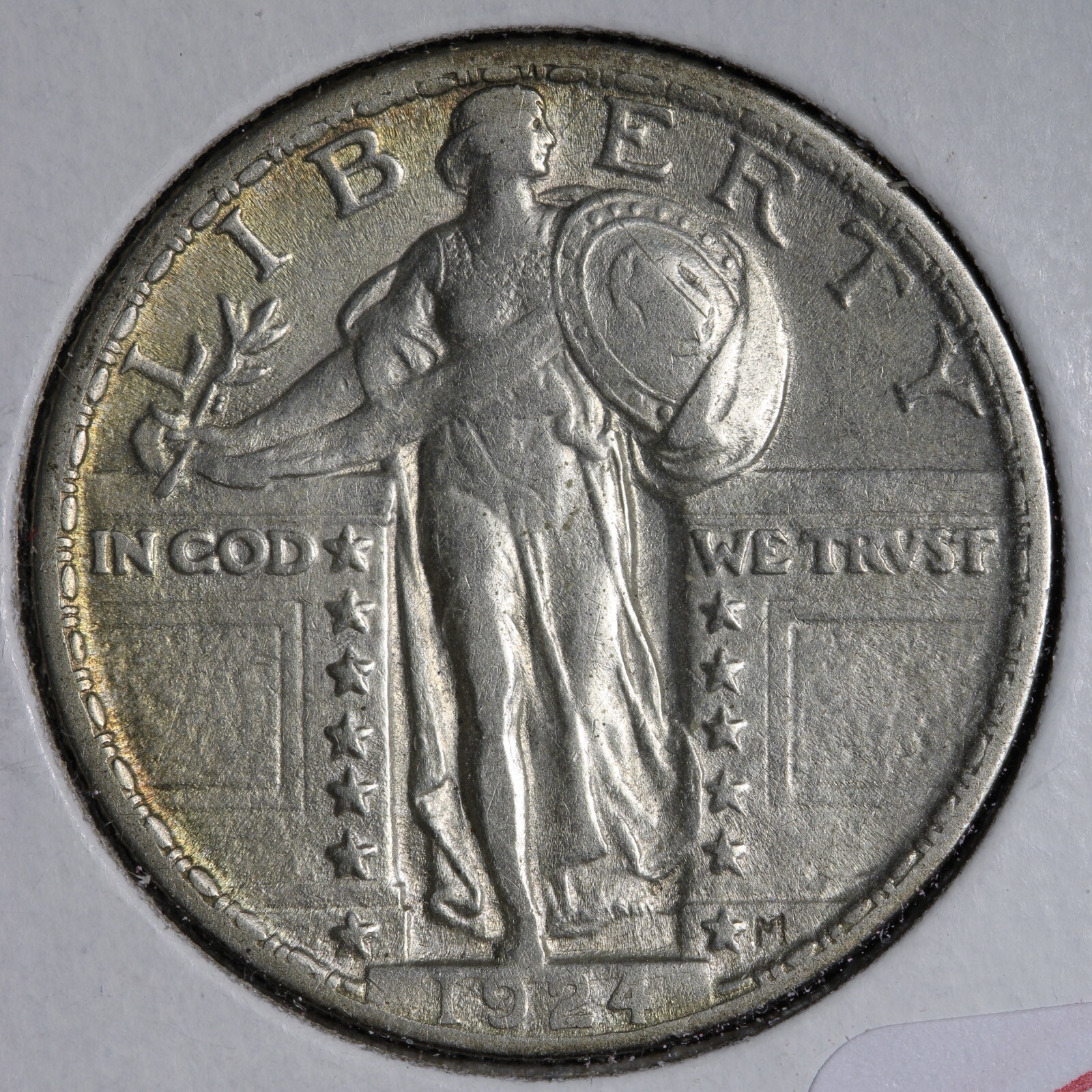 1924 Standing Liberty Silver Quarter AU E266 DJEF