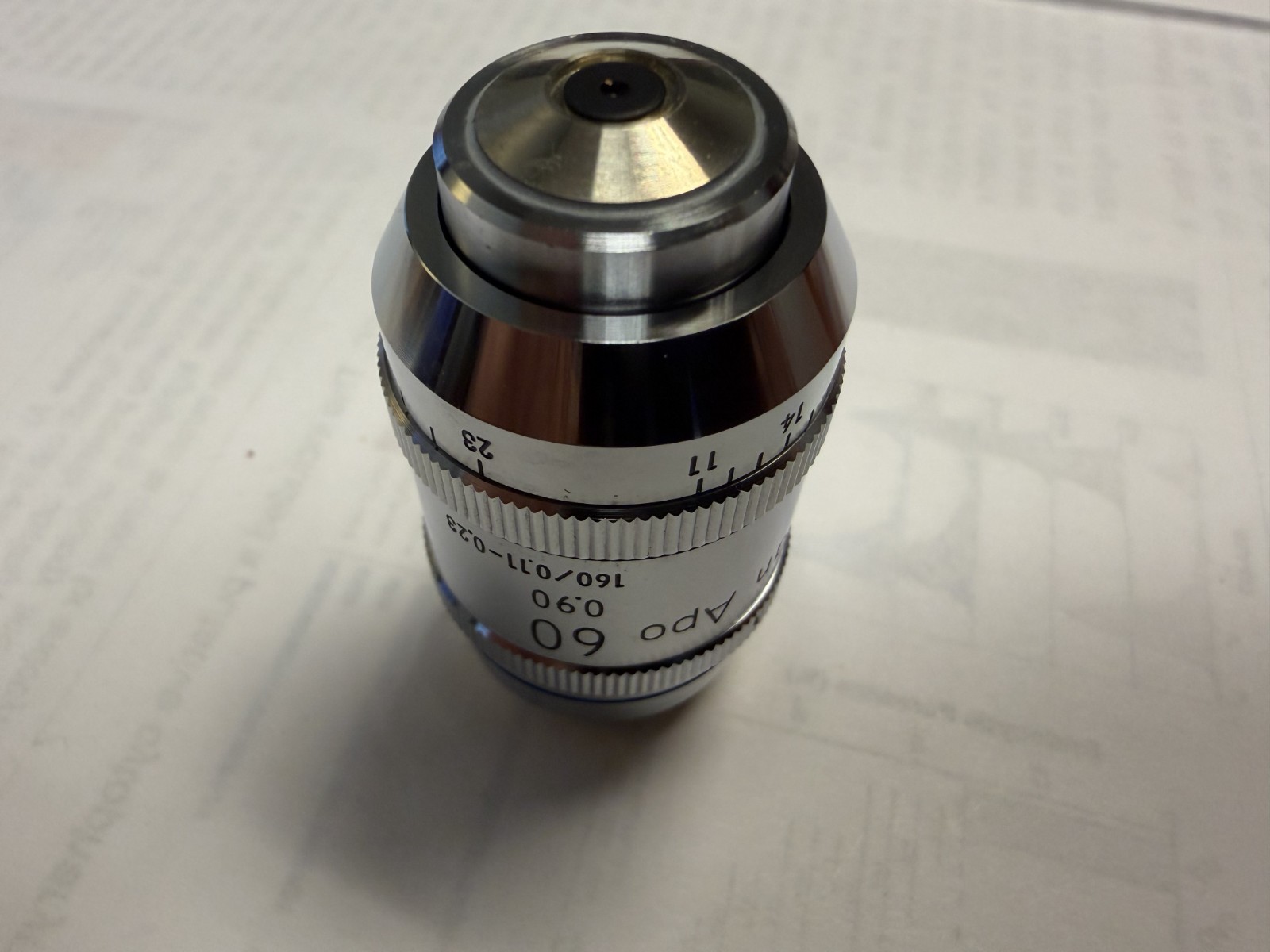 Nikon Plan Apo 60X/0.90 160/0.11-.023 Microscope Objective Used Untested