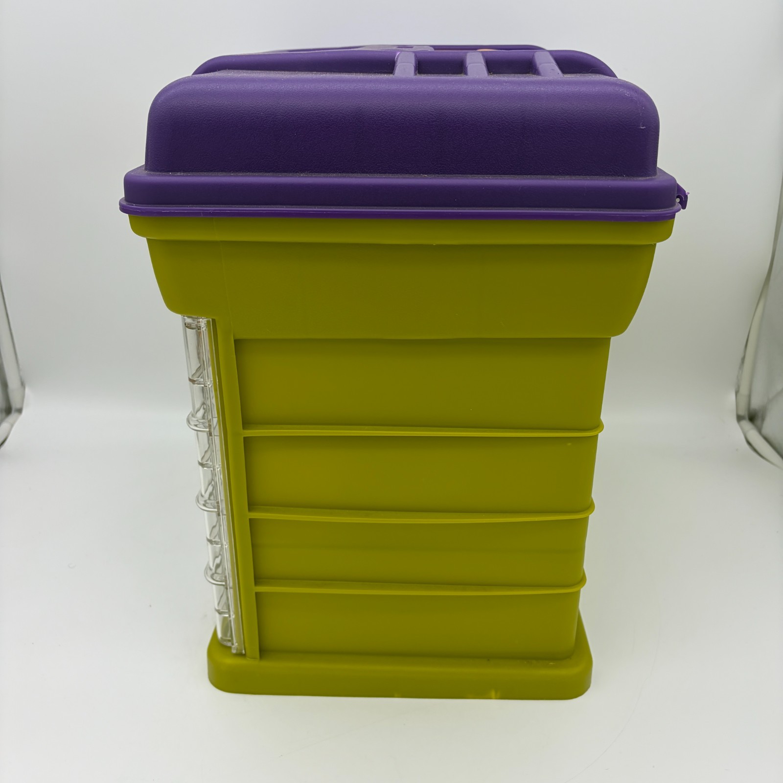Creative Plano 1373 Multi-Tier Craft Scrapbook Storage Organizer 3 Clear Cases