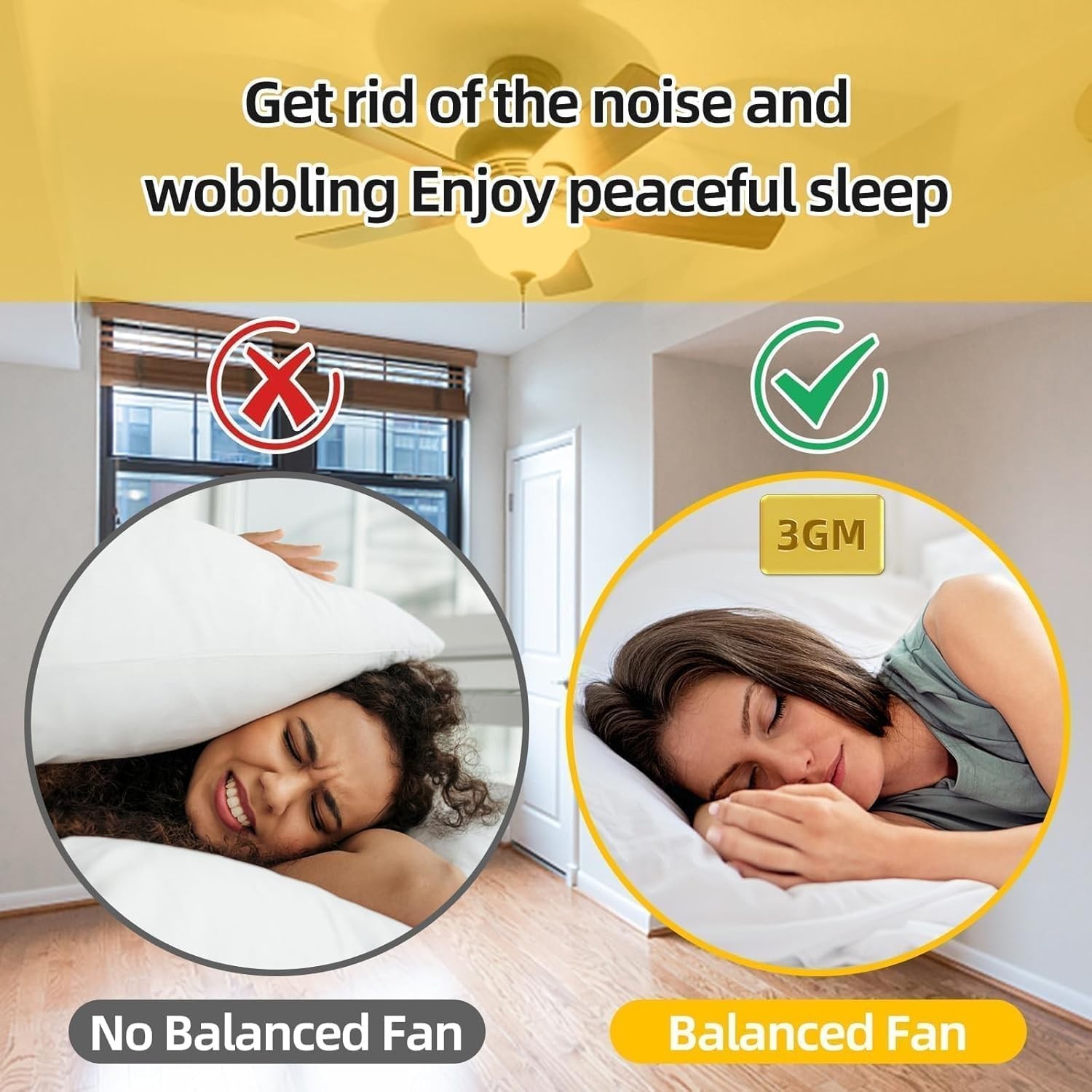 Ceiling Fan Balancing Solutions - 16 PCS Weights & Clips for Smooth Operation