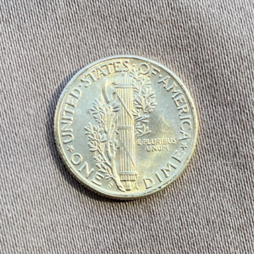 1944-S Mercury Dime BU- 90% Silver