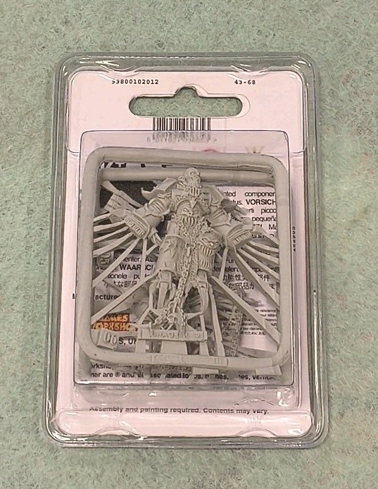 Warhammer 40k Chaos Lord With Jump Pack Plastic