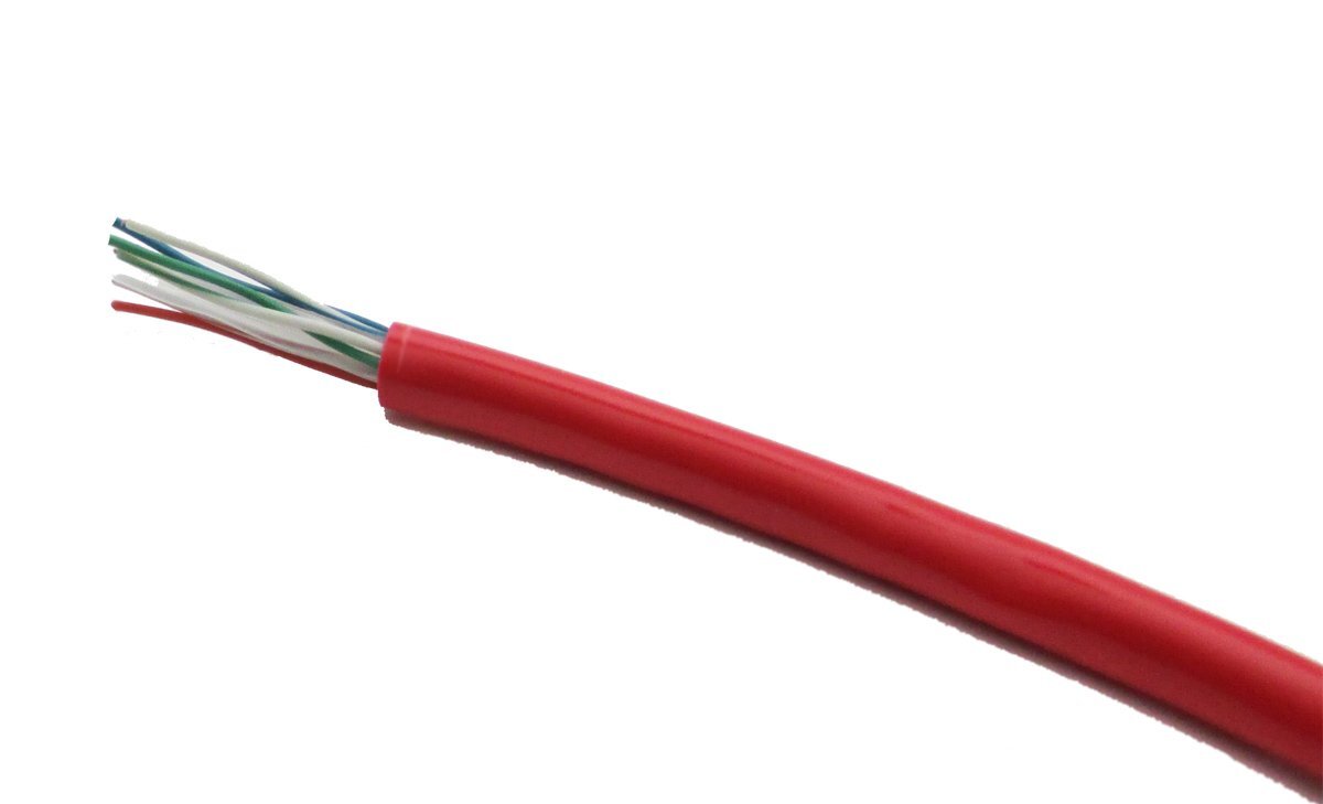 900FT (274.4M) Bulk Raw CAT5e Ethernet Cable (No Ends) Red