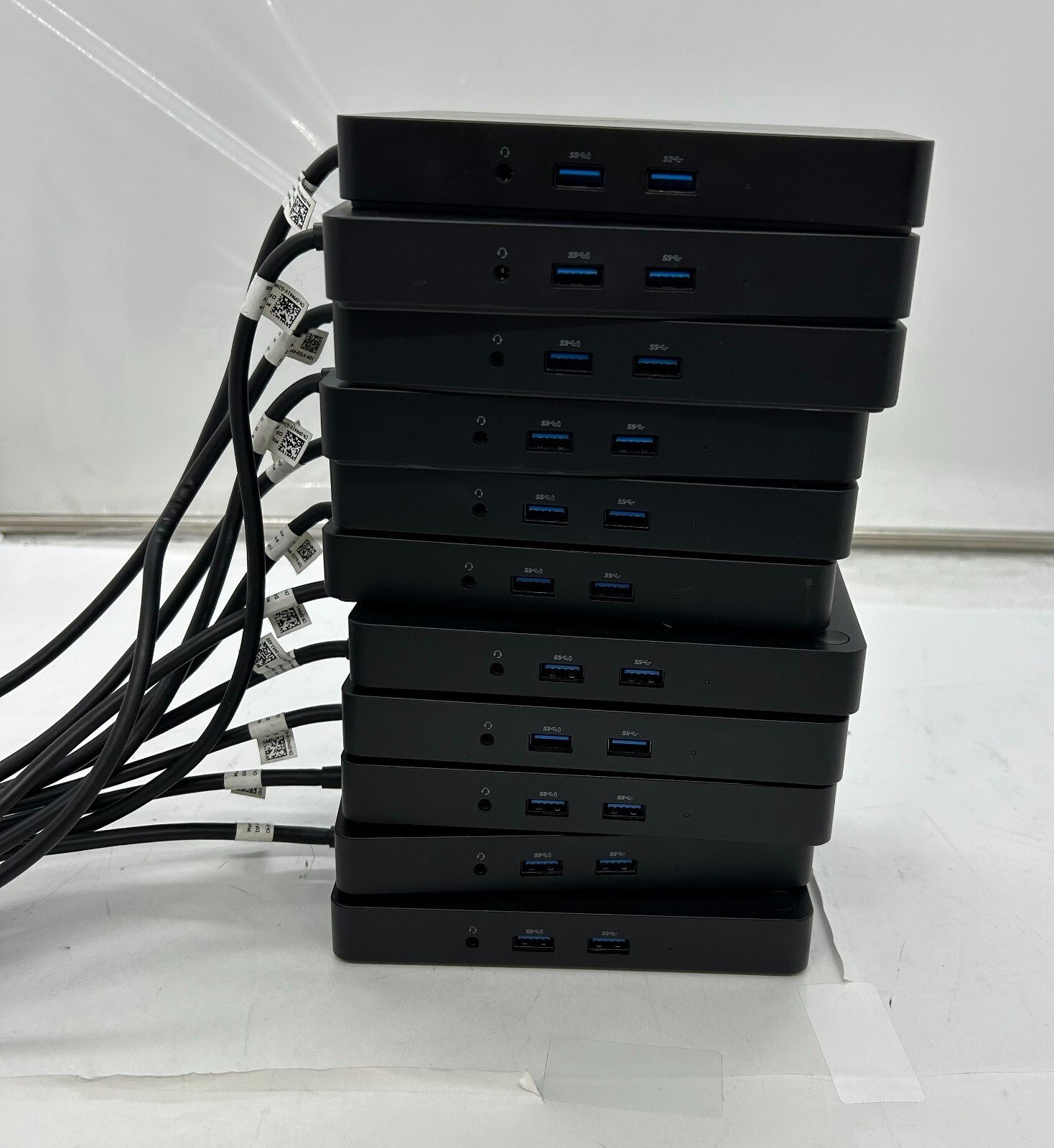 LOT of 11 Dell Dock WD15 USB-C K17A Dock Only NO Power Supplies K17A001