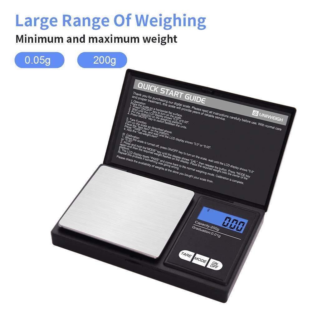 Digital Pocket Scale 0.01 Precision Jewelry Gold Silver Coin Gram 200g x 0.01g