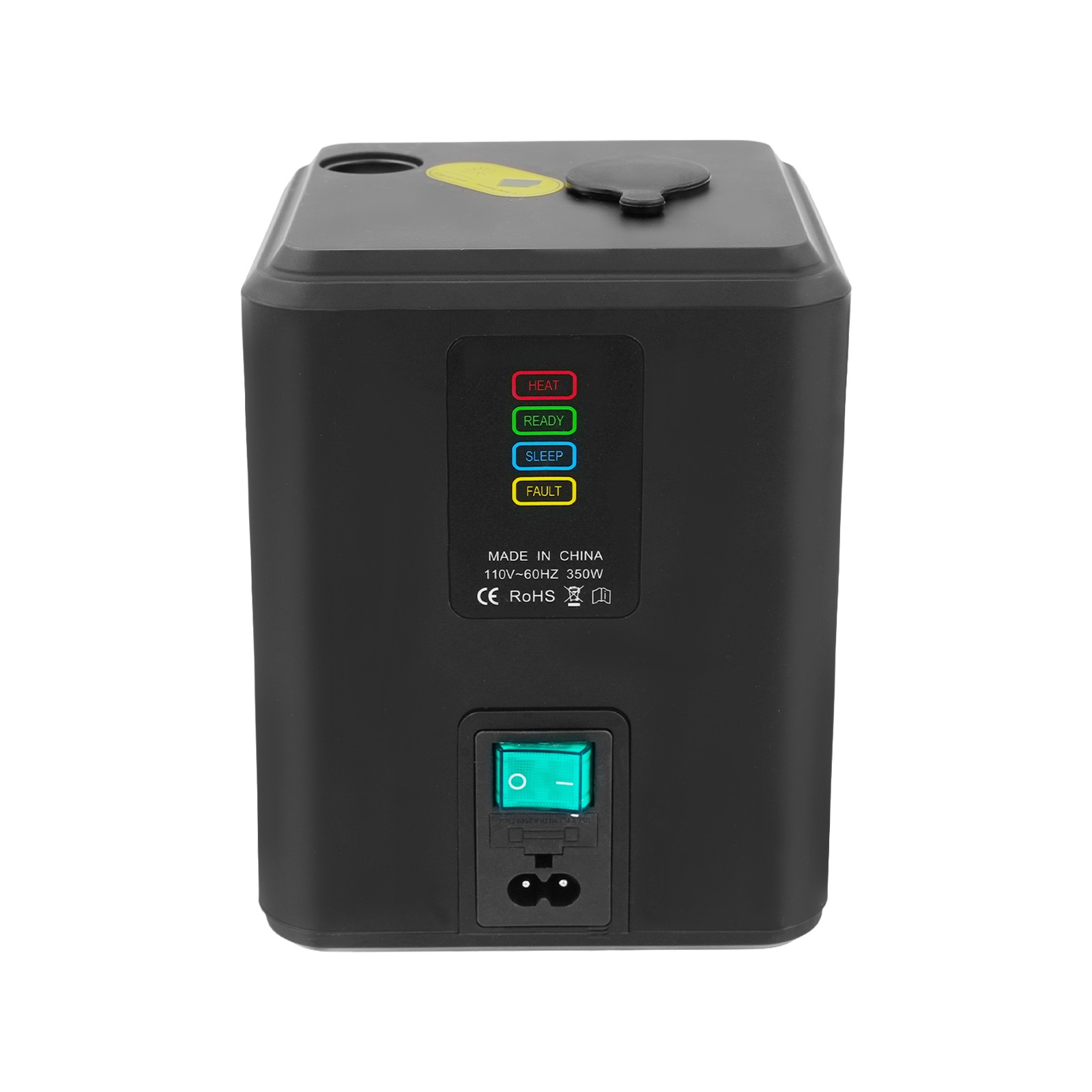 Black Electronic Stage Effect Light Device w/Remote,350W Mini Cold Spark Machine