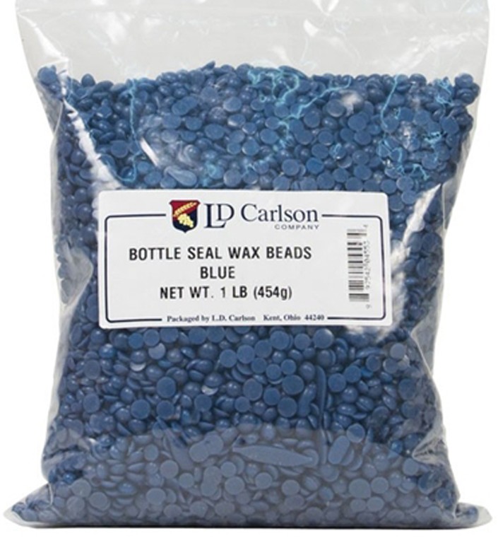 Bottle Seal Wax Beads - Blue