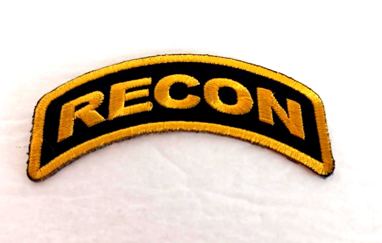 RECON (3-1/4") Military Rocker Patch  P2749 E