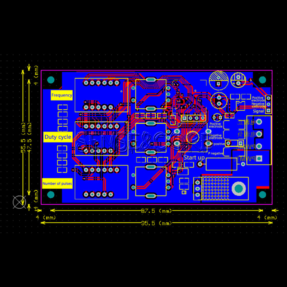 Adjust PWM Pulse Frequency Duty Cycle Dimming Speed Control Module Square Wave-