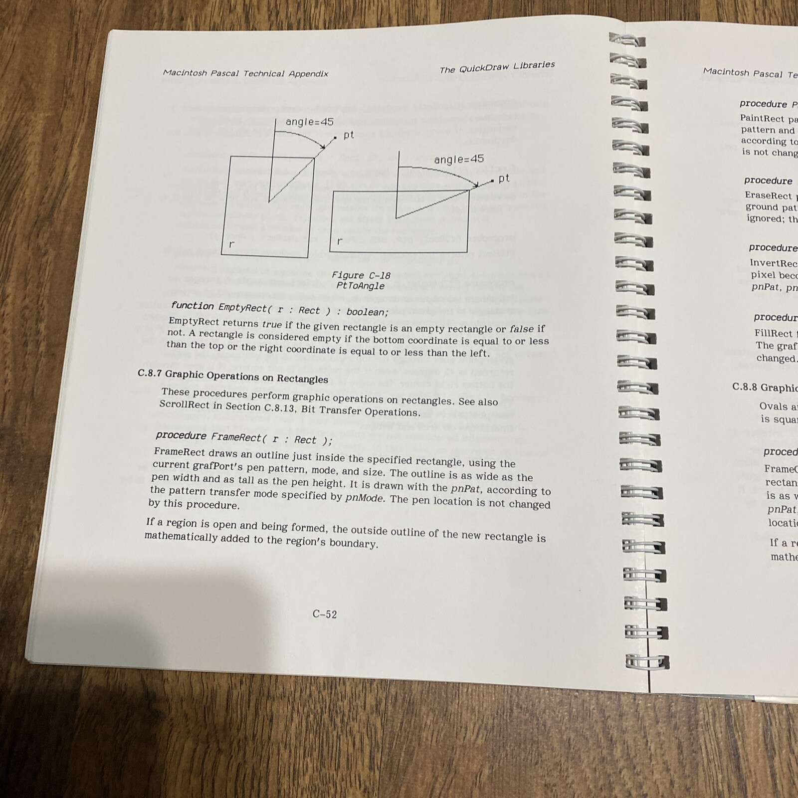 MacIntosh Pascal Technical Appendix 1984 Apple M1507