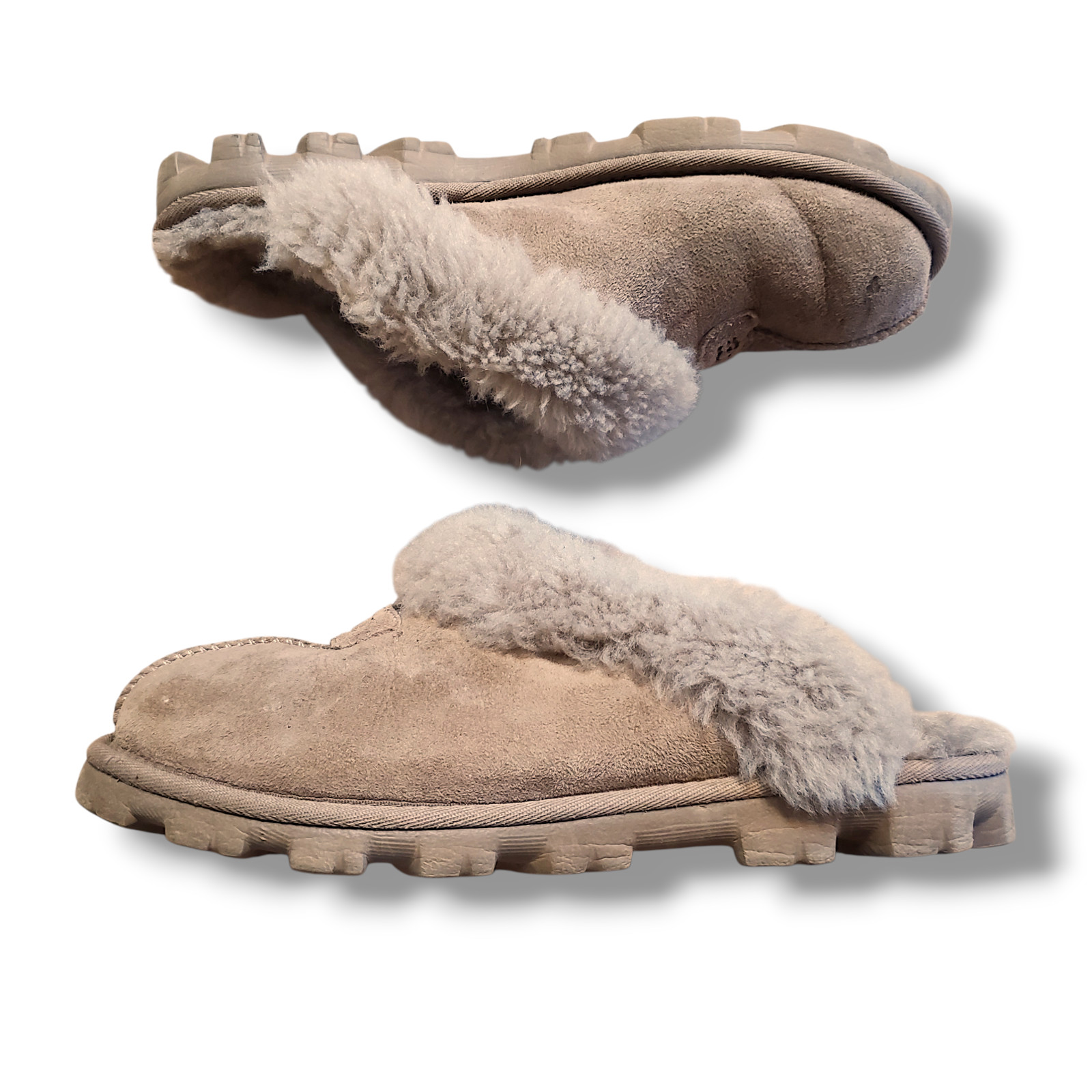Ugg Coquette Slipper Suede Tan Size 8 US Womens