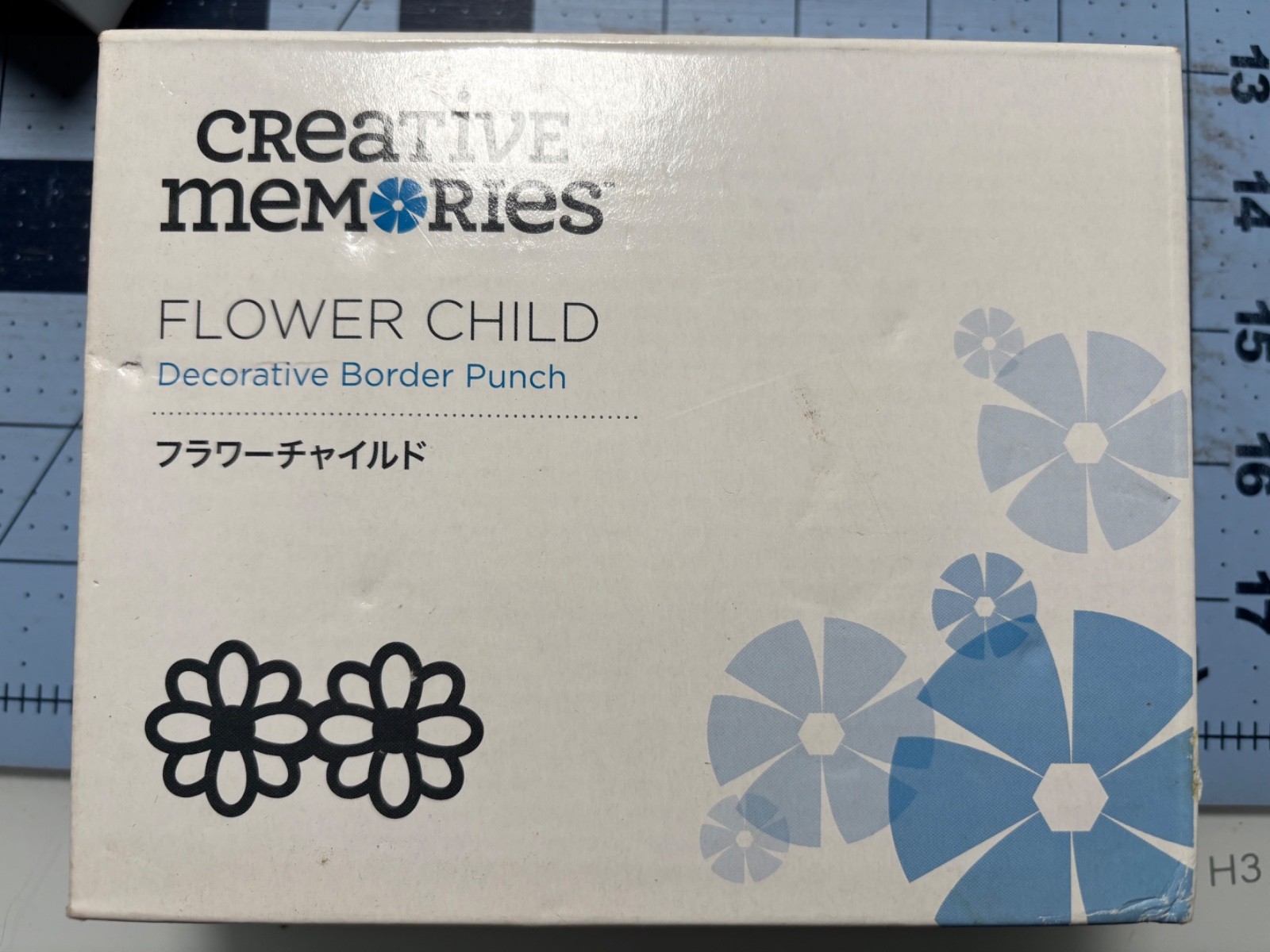 Creative Memories FLOWER CHILD Decorative Border Punch NIB NEW