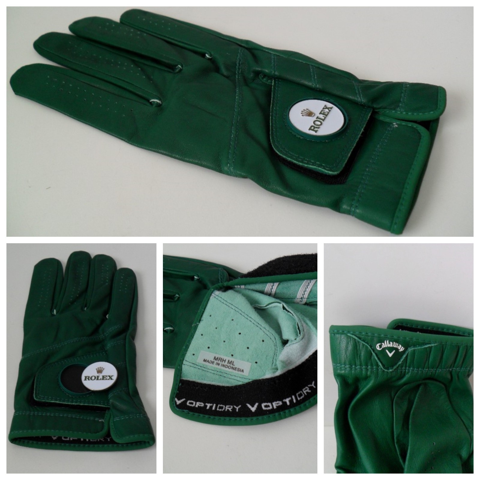 ROLEX Golf Glove X Callaway - ROLEX Green -  BRAND NEW Men RIGHT HAND  Med-Large