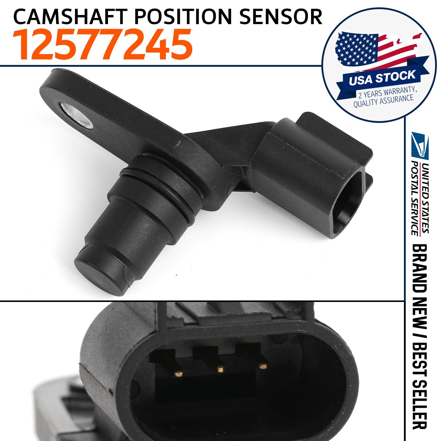 Camshaft Position Sensor 12577245 For Chevrolet Equinox Malibu Saturn GMC Buick