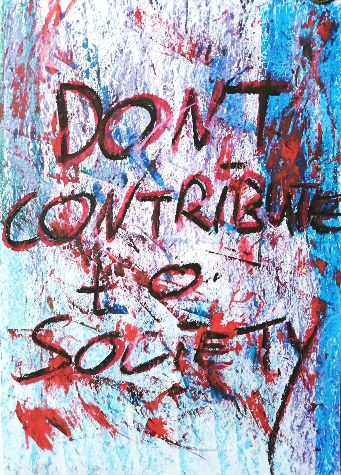 Society / Society Motivational Art - Oil Pastels A4 Paper - Deco Art