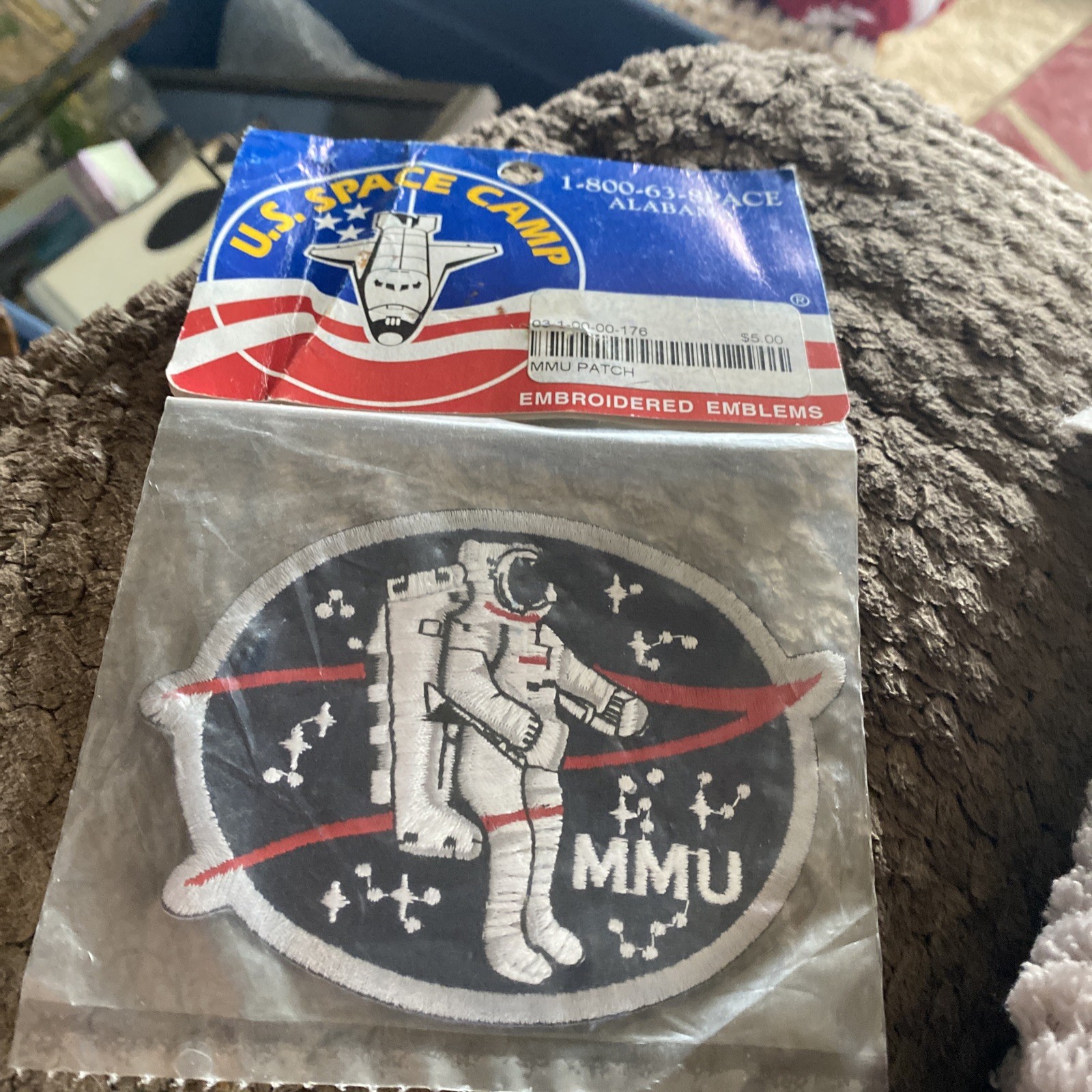 Vintage NASA Patch- MMU Spacewalk  New In Sealed Pack U.S. Space Camp Huntsville