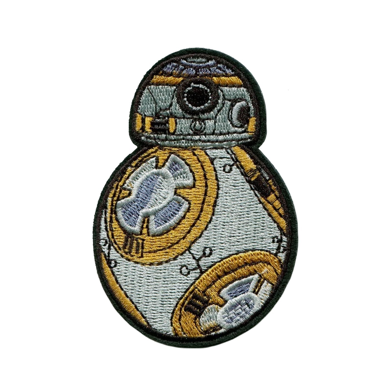 BB-8 Embroidered Iron On Patch – Star Wars Droid Robot Patch