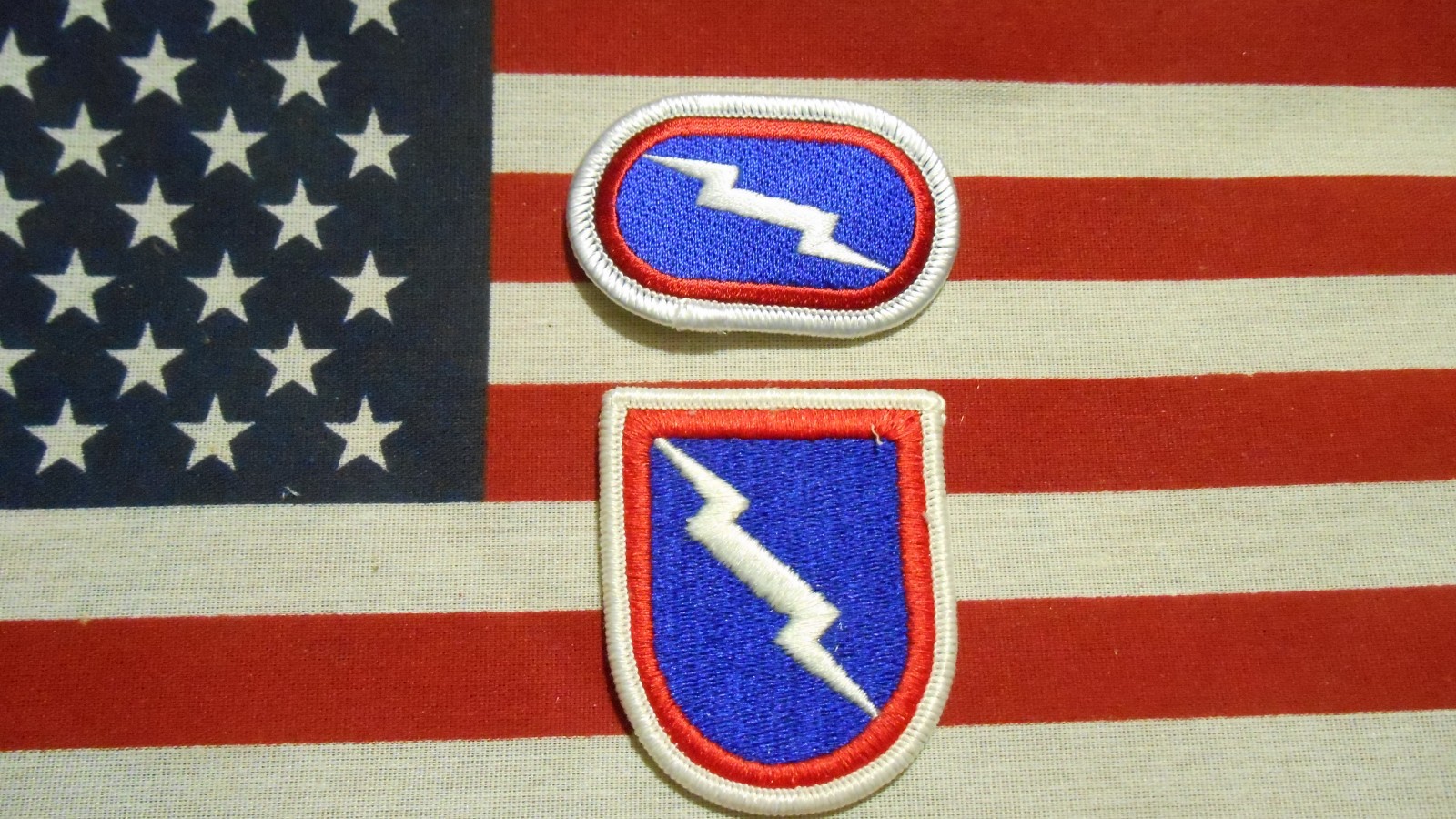11th Airborne Division 2nd Brigade Combat Team Beret Flash & Para Oval patch
