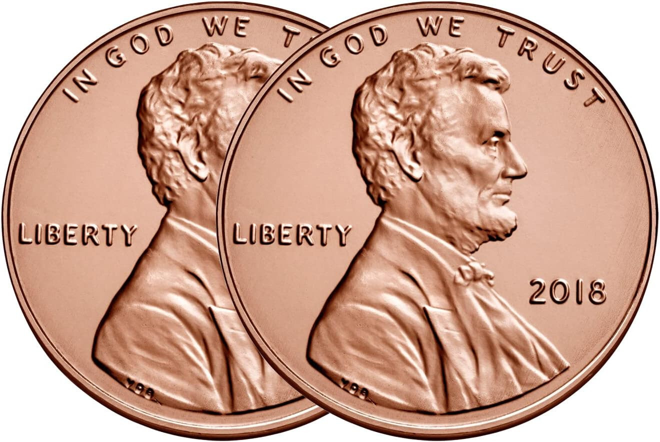 Magic Trick Gimmick Coin Double Headed Penny T14