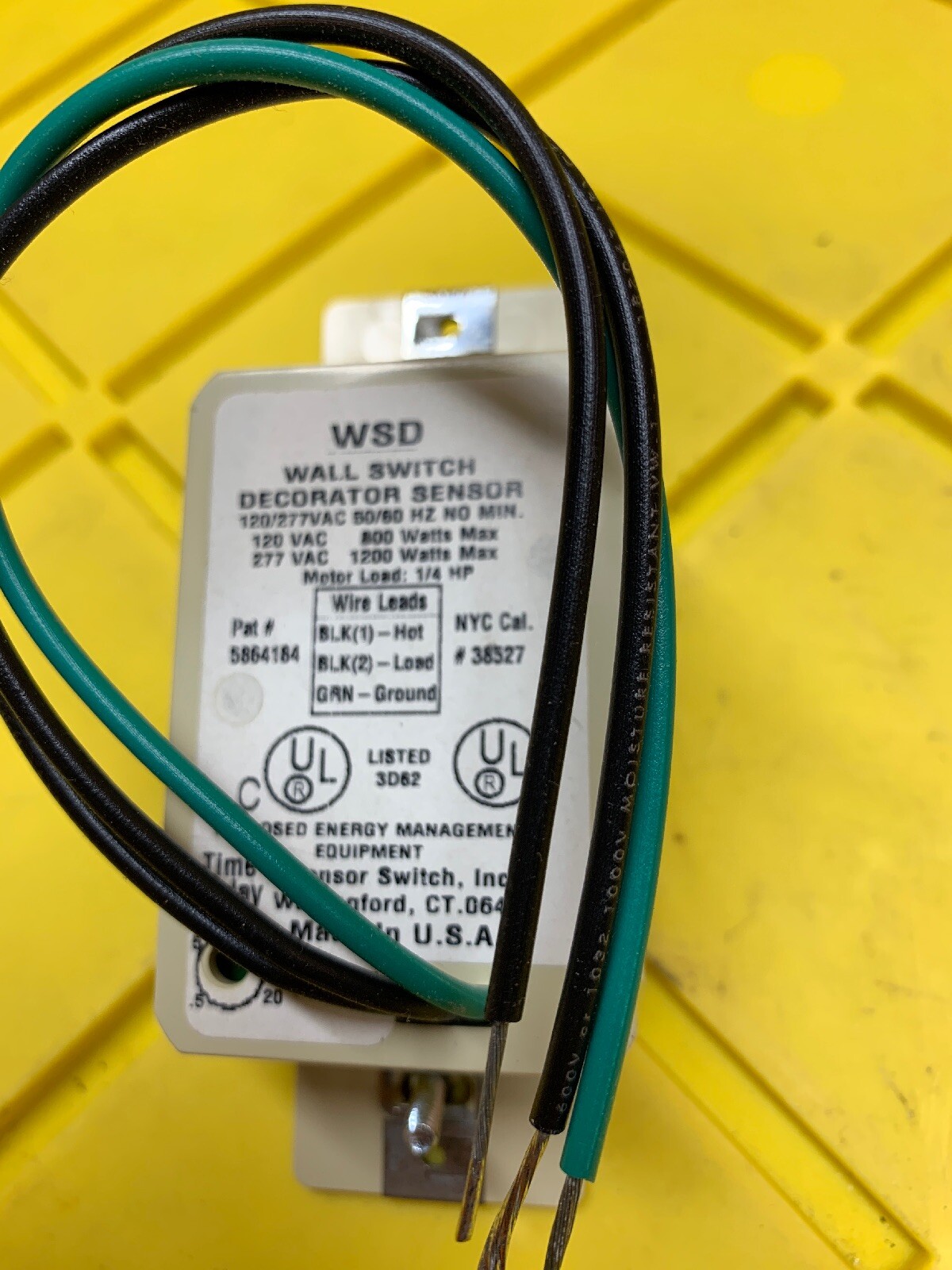 Sensor Switch WSD-I Motion Detector / Occupancy Sensor, Ivory, New