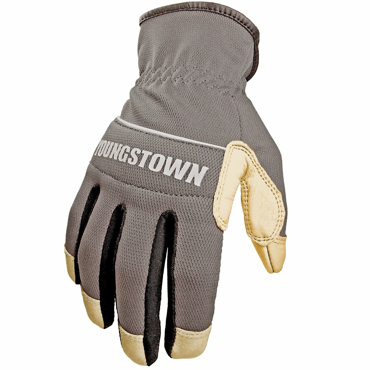 Youngstown Glove 12-3180-70-L Hybrid Plus Performance Work Gloves, Large, Gray